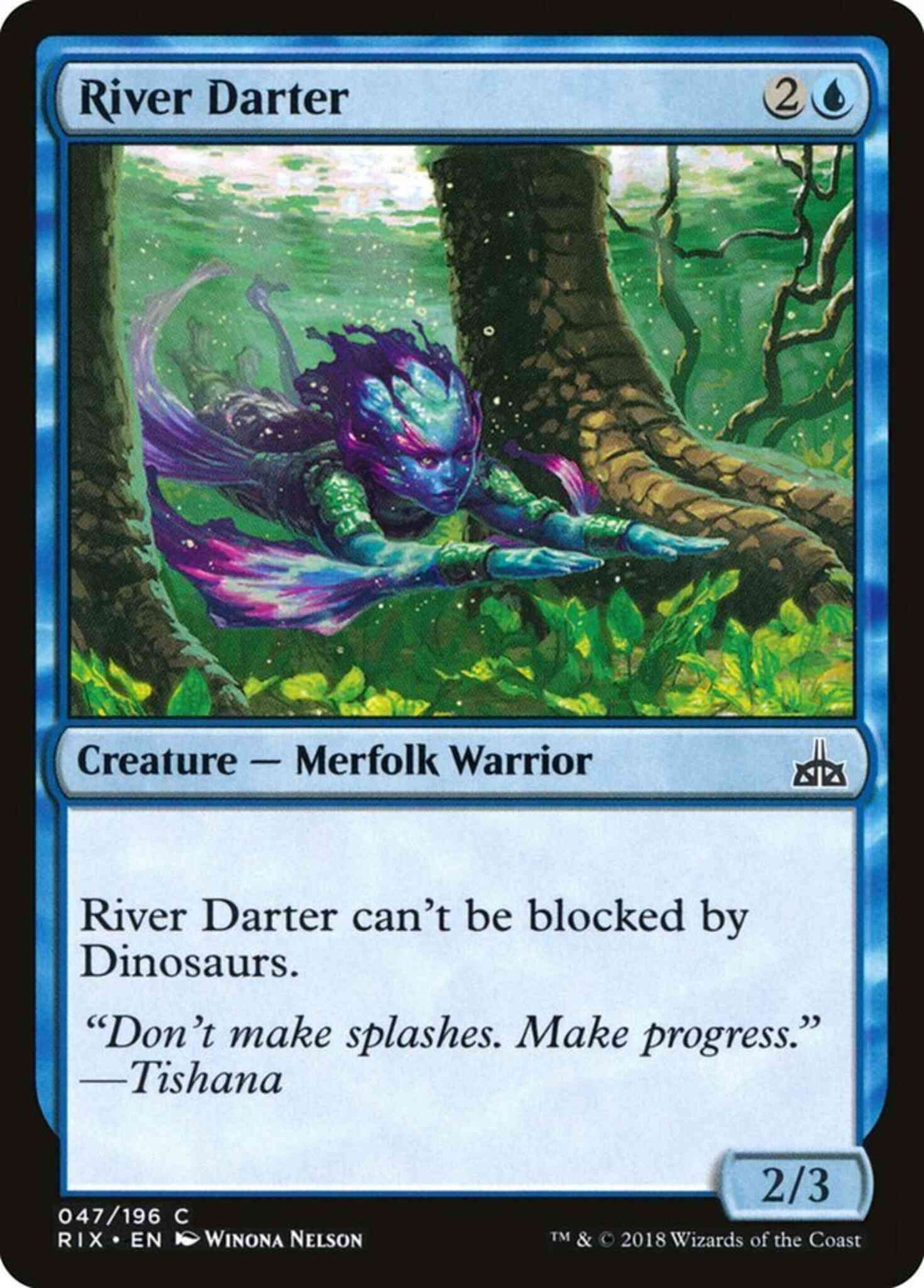 River Darter [47] [Rivals of Ixalan] [Non-Foil]