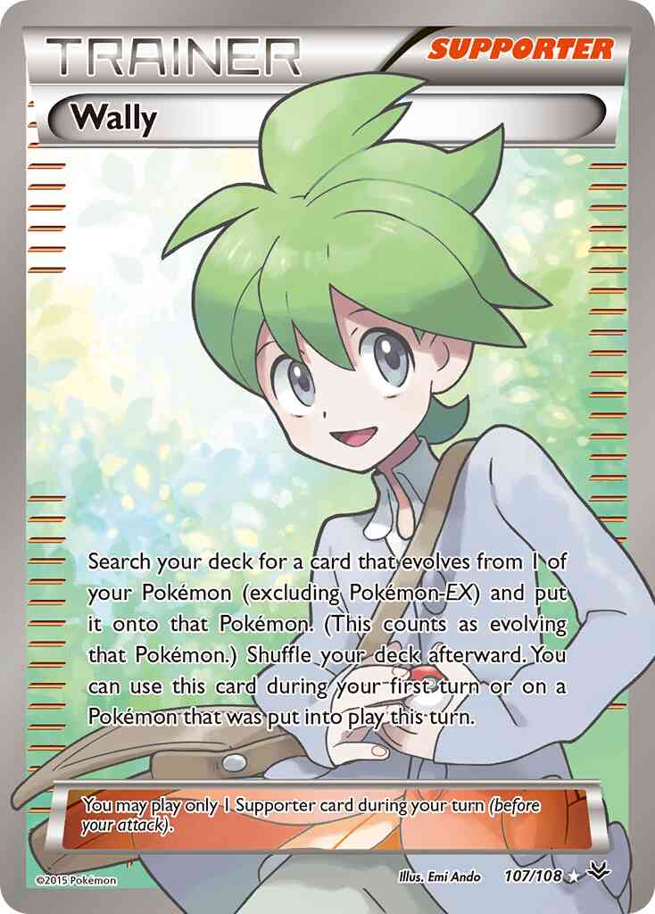 Wally - 107/108 - Rare Ultra [xy6-107] [Ultra]