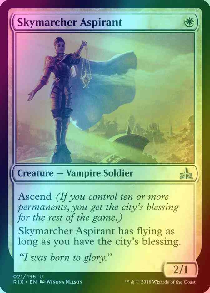 Skymarcher Aspirant [21] [Rivals of Ixalan] [Foil]