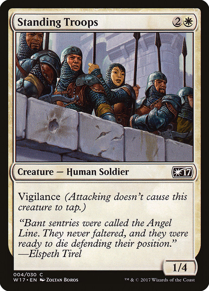 Standing Troops [4] [Welcome Deck 2017] [Non-Foil]