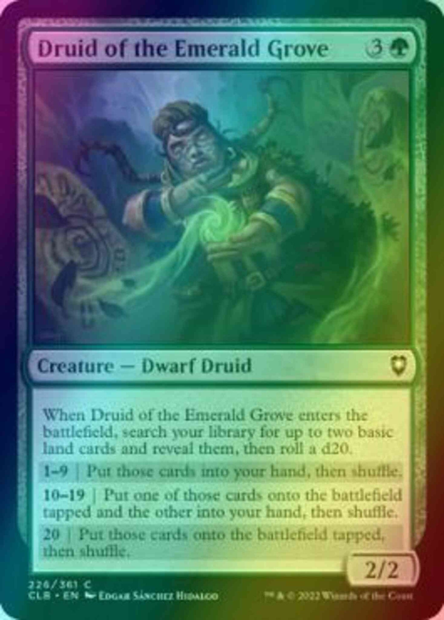 Druid of the Emerald Grove [226] [Commander Legends: Battle for Baldur's Gate] [Foil]