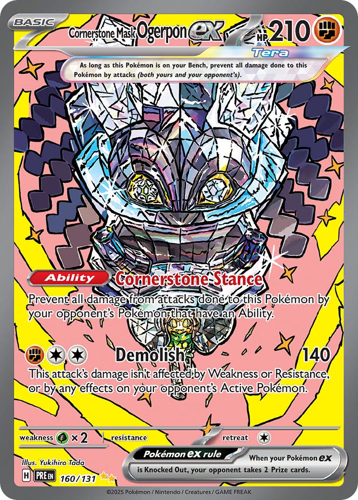 Cornerstone Mask Ogerpon ex - 160/131 - Special Illustration Rare [sv085-160] [Ultra]