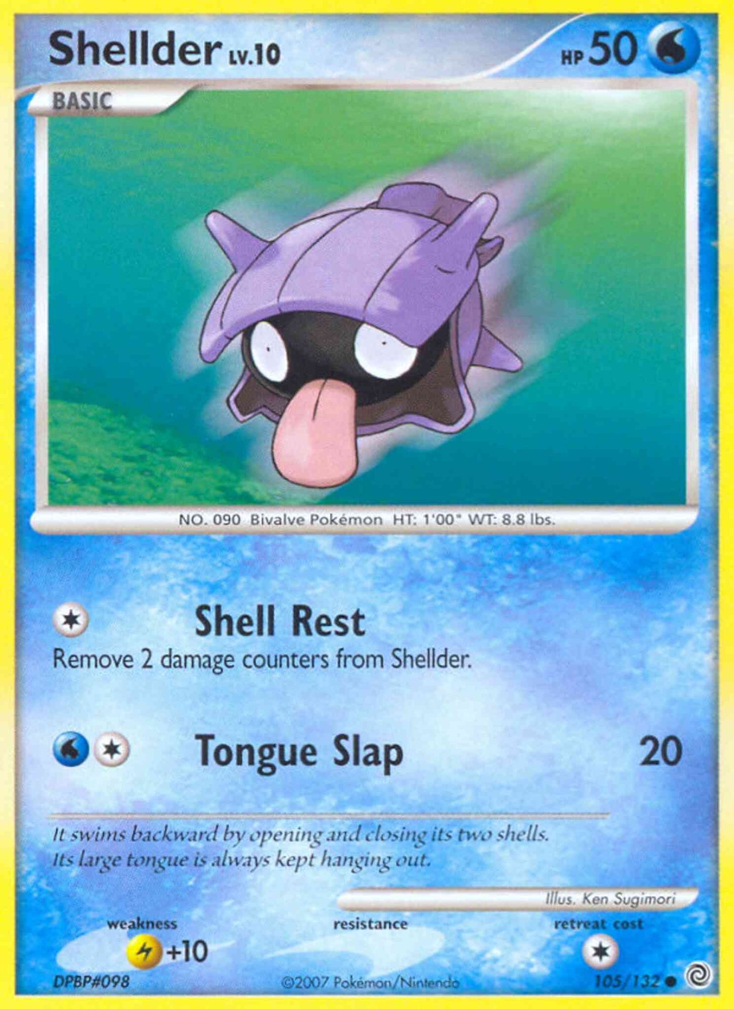 Shellder - 105/132 - Common [dp3-105] [Non-Holo]