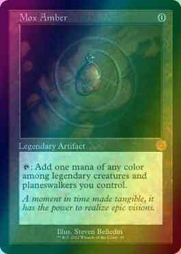 Mox Amber [35] [Retro Frame] [The Brothers' War Retro Artifacts] [Foil]