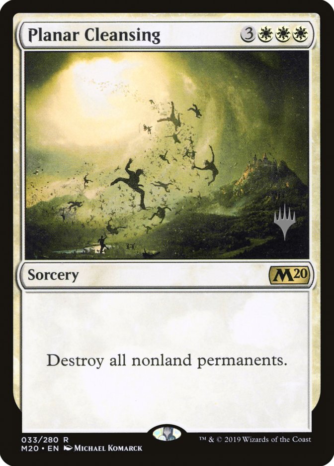 Planar Cleansing [33p] [Promo Pack] [Core Set 2020 Promos] [Foil]