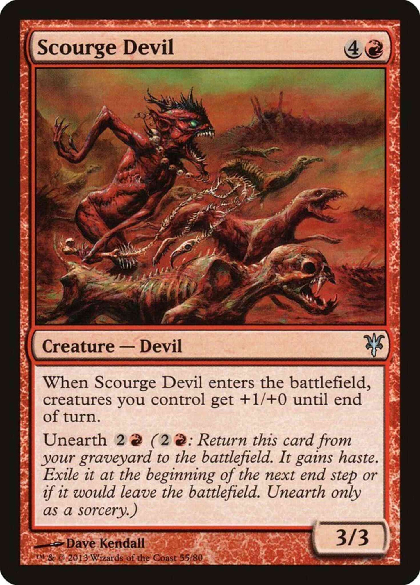 Scourge Devil [55] [Duel Decks Sorin vs Tibalt] [Non-Foil]