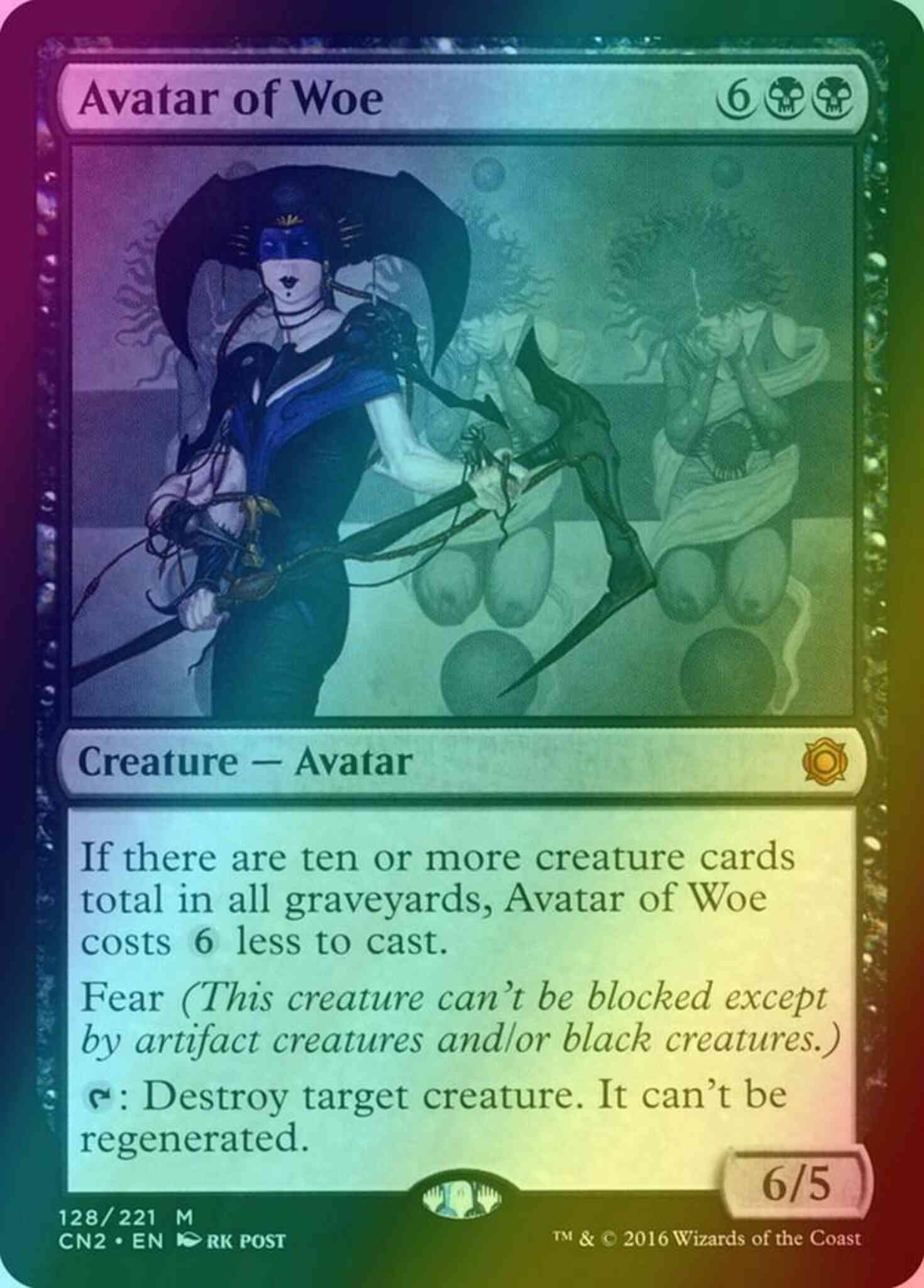 Avatar of Woe [128] [Conspiracy Take The Crown] [Foil] – Face to