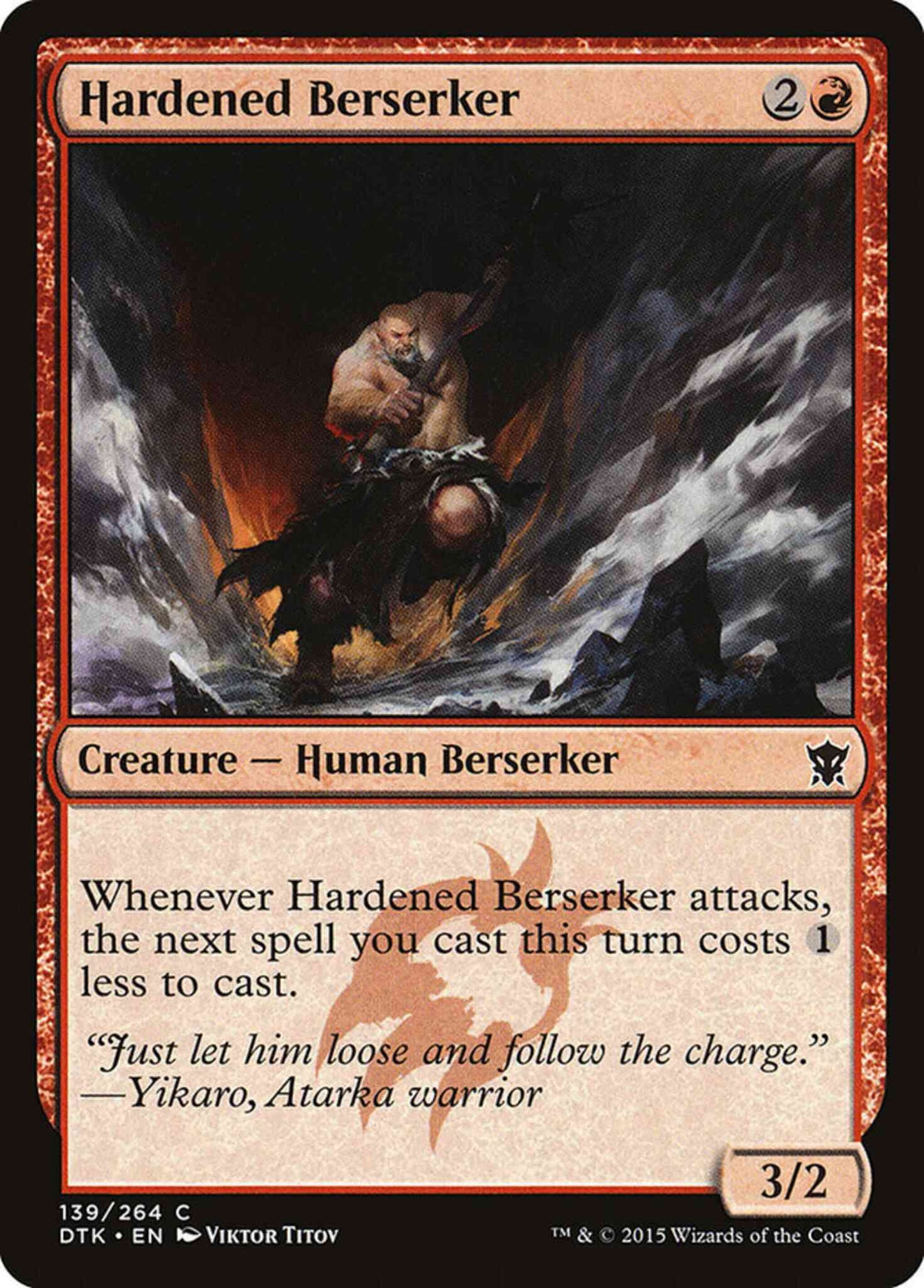 Hardened Berserker [139] [Dragons Of Tarkir] [Non-Foil]