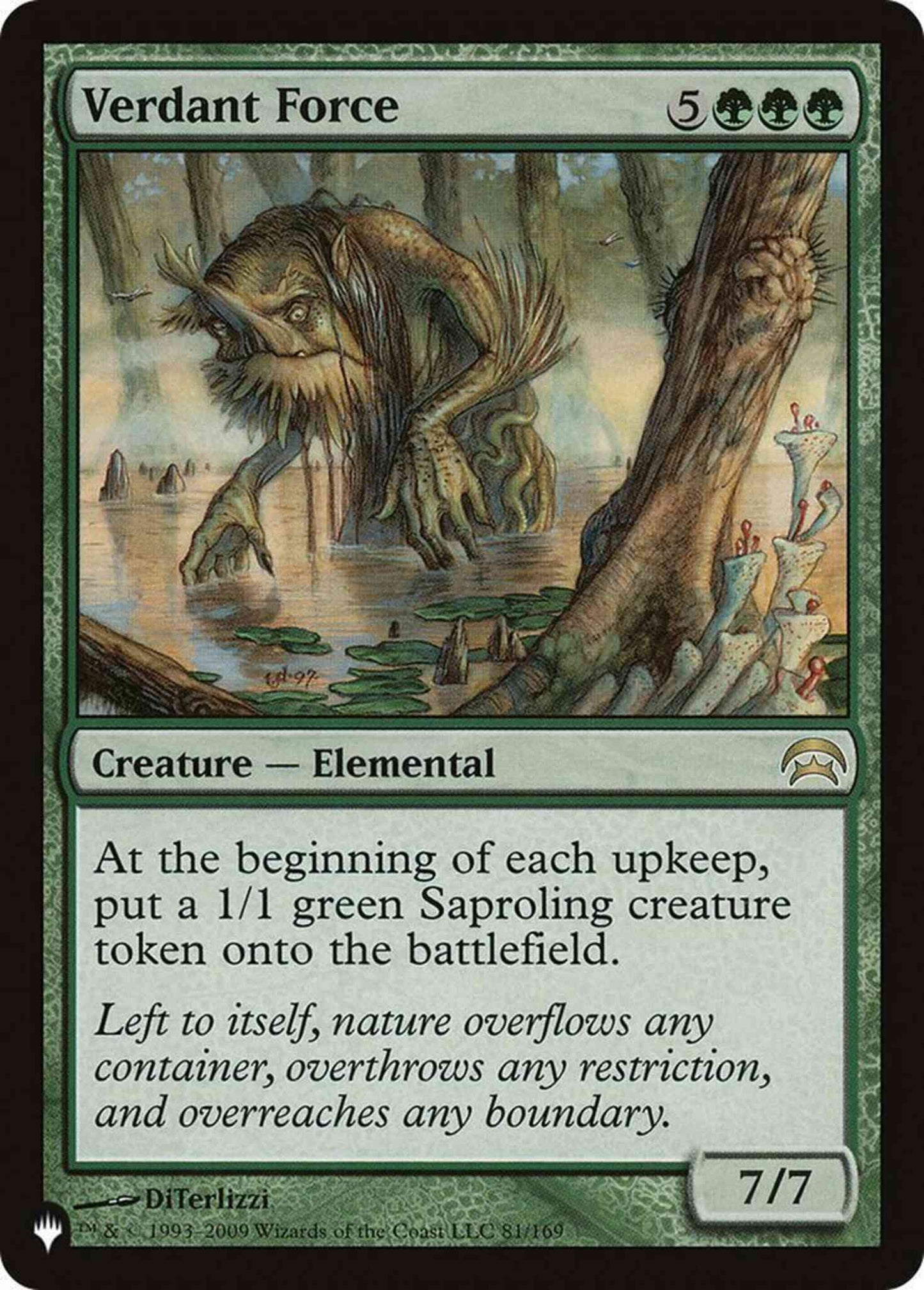Verdant Force [HOP-81] [The List] [Non-Foil]