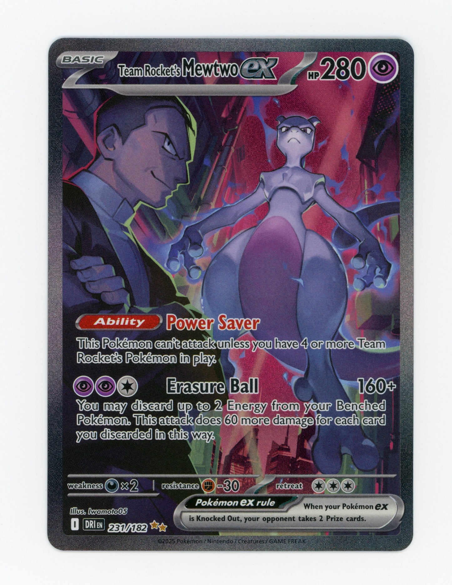 Team Rocket's Mewtwo ex — Special Illustration Rare — ID 19962
