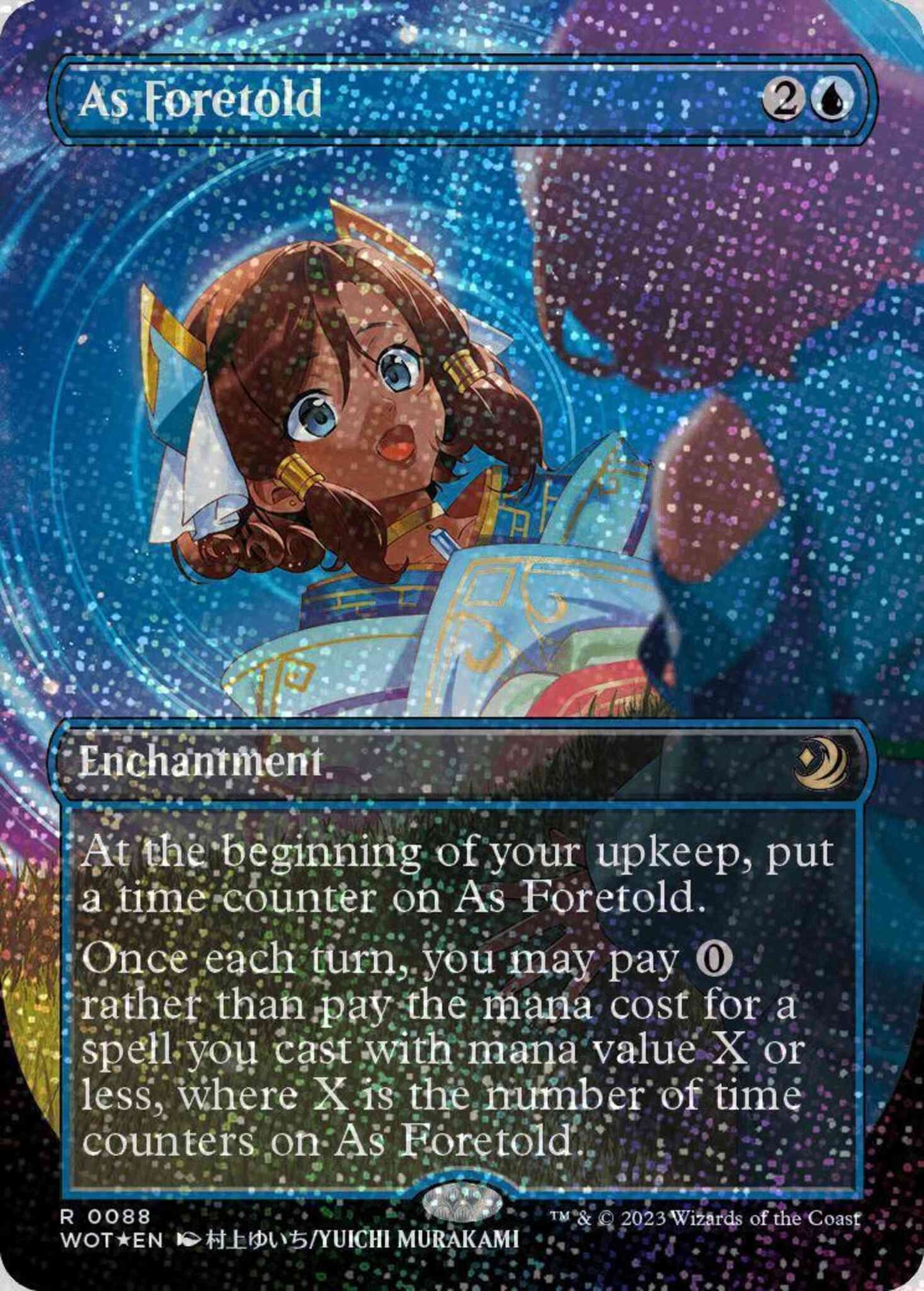 As Foretold [88] [Borderless] [Anime] [Wilds of Eldraine: Enchanting Tales] [Confetti Foil]