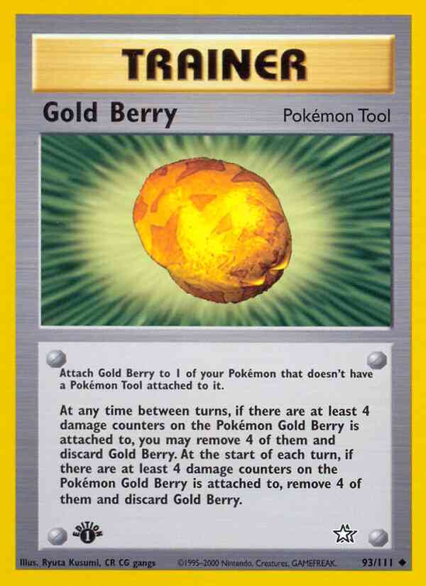 Gold Berry - 93/111 - Uncommon - 1st Edition [neo1-93] [Non-Holo]