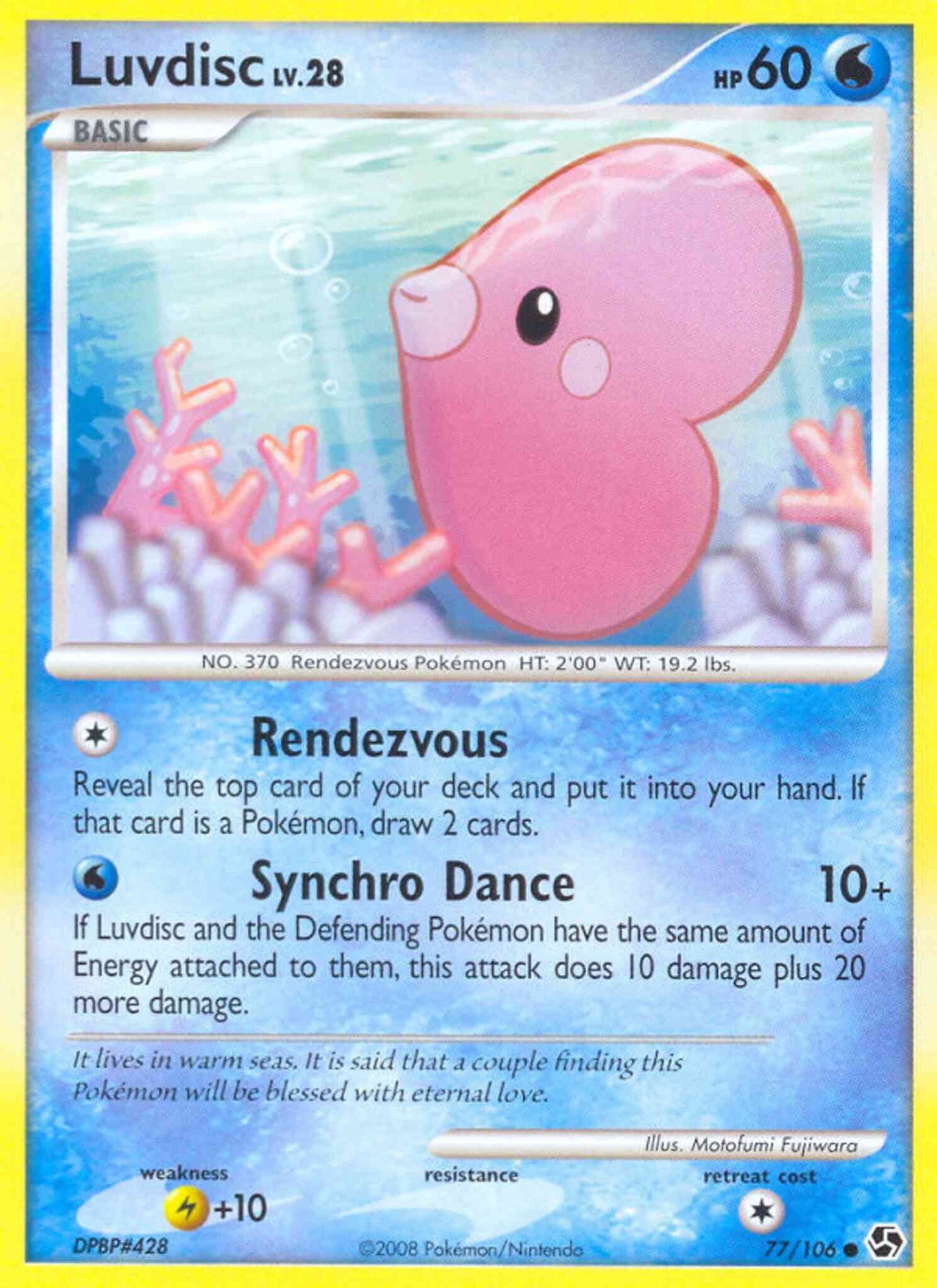 Luvdisc - 77/106 - Common [dp4-77] [Reverse Holo]