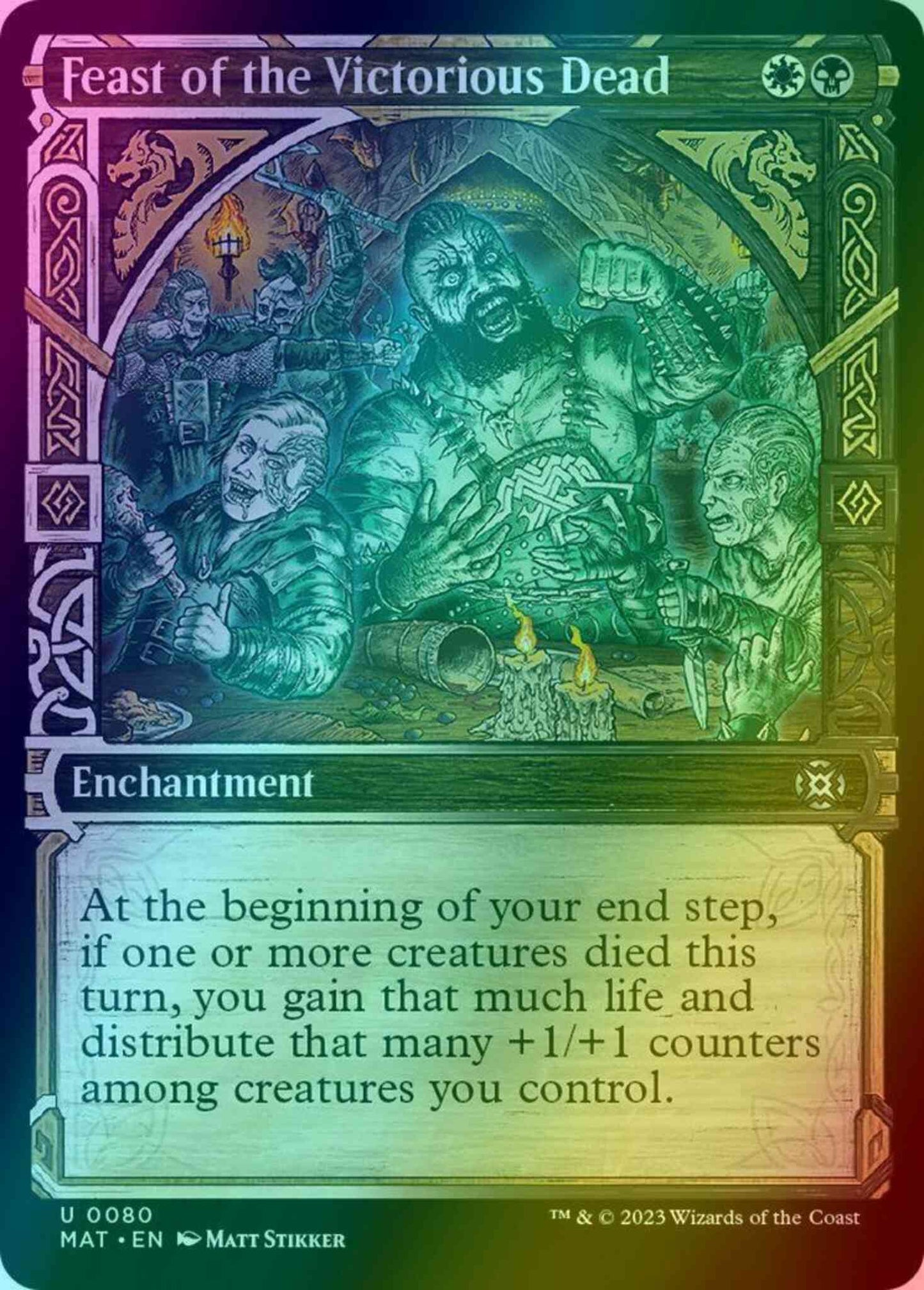Feast of the Victorious Dead [80] [Planar Showcase] [March of the Machine: The Aftermath] [Foil]