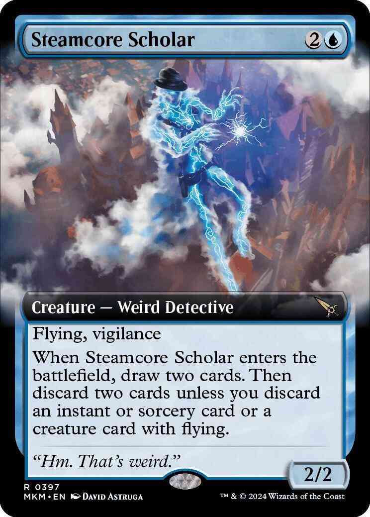 Steamcore Scholar [397] [Extended Art] [Murders at Karlov Manor] [Non-Foil]