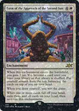 Form of the Approach of the Second Sun [295] [Unfinity] [Galaxy Foil]