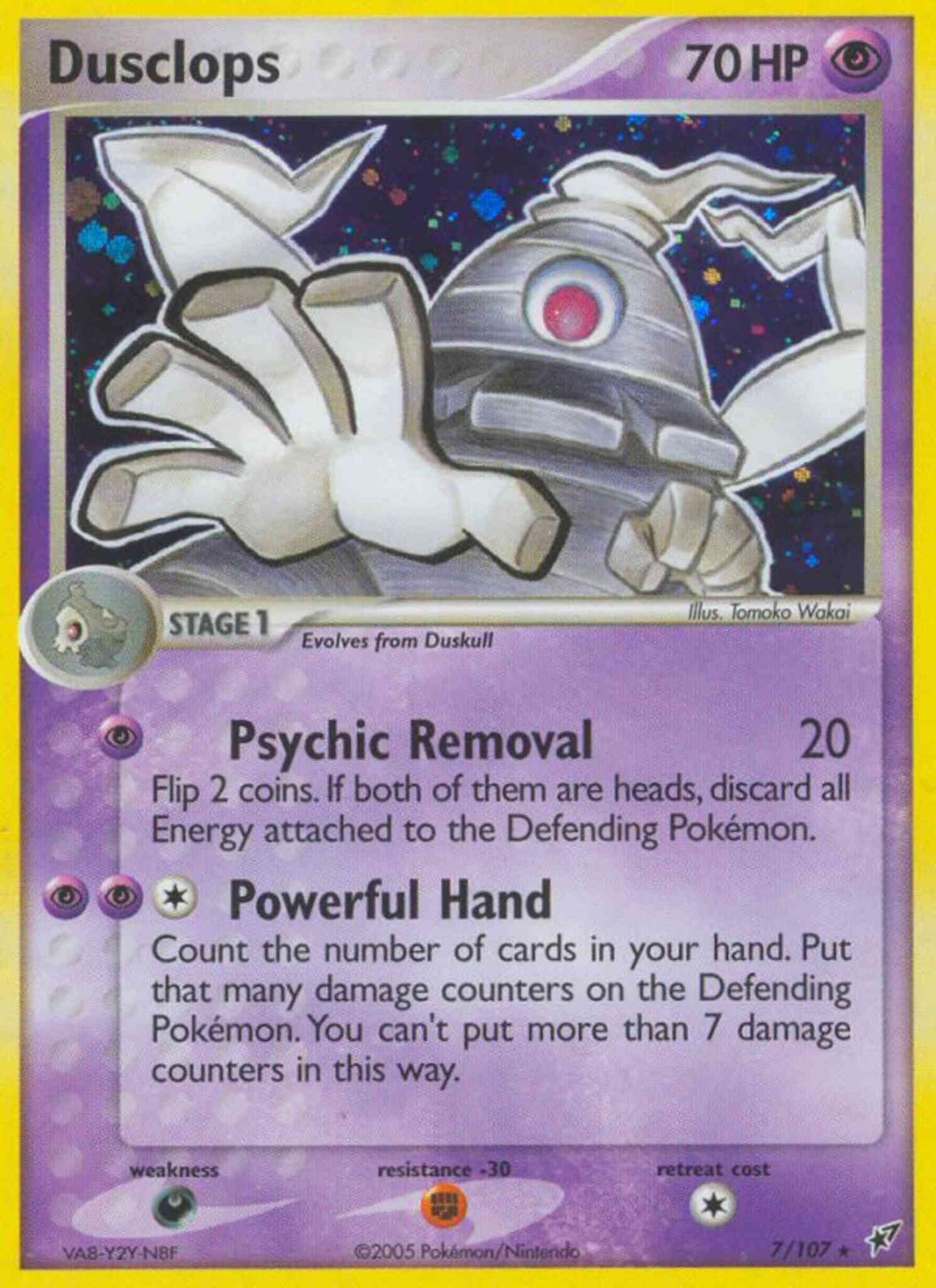 Dusclops - 7/107 - Rare Holo [ex8-7] [Holo]