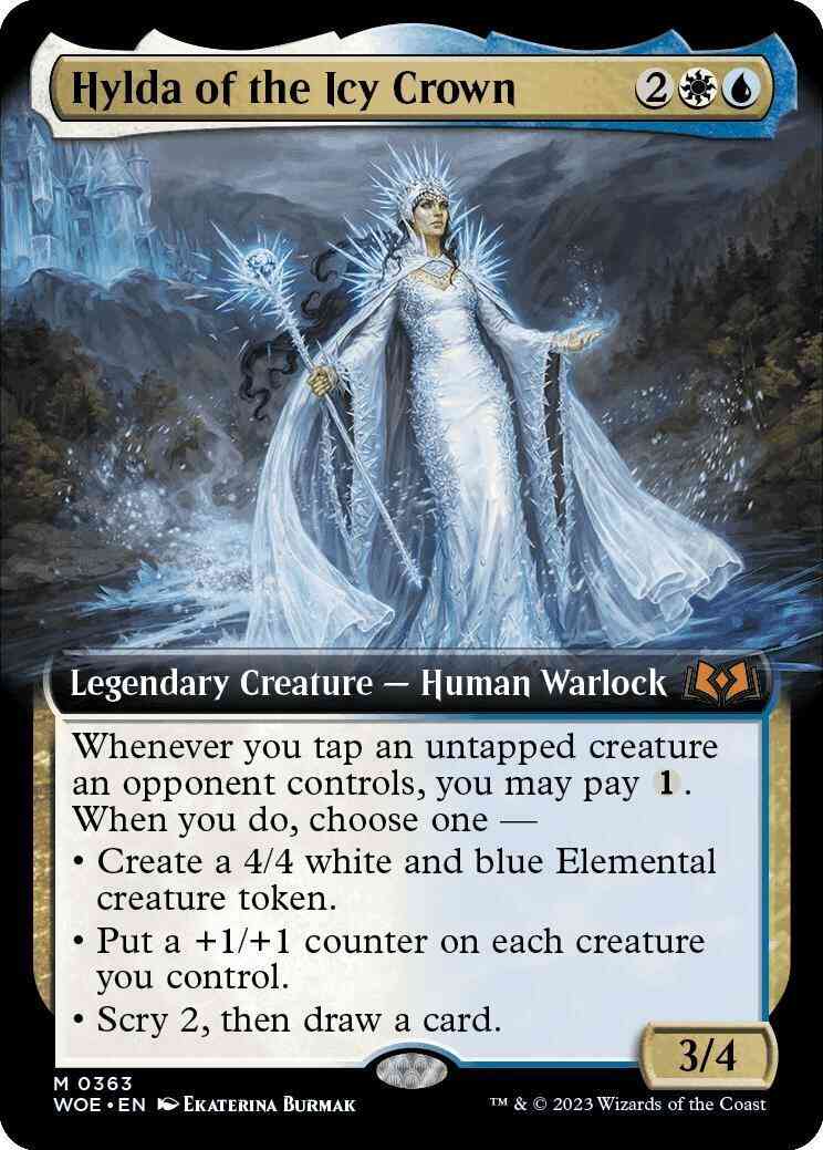 Hylda of the Icy Crown [363] [Extended Art] [Wilds of Eldraine] [Non-Foil]