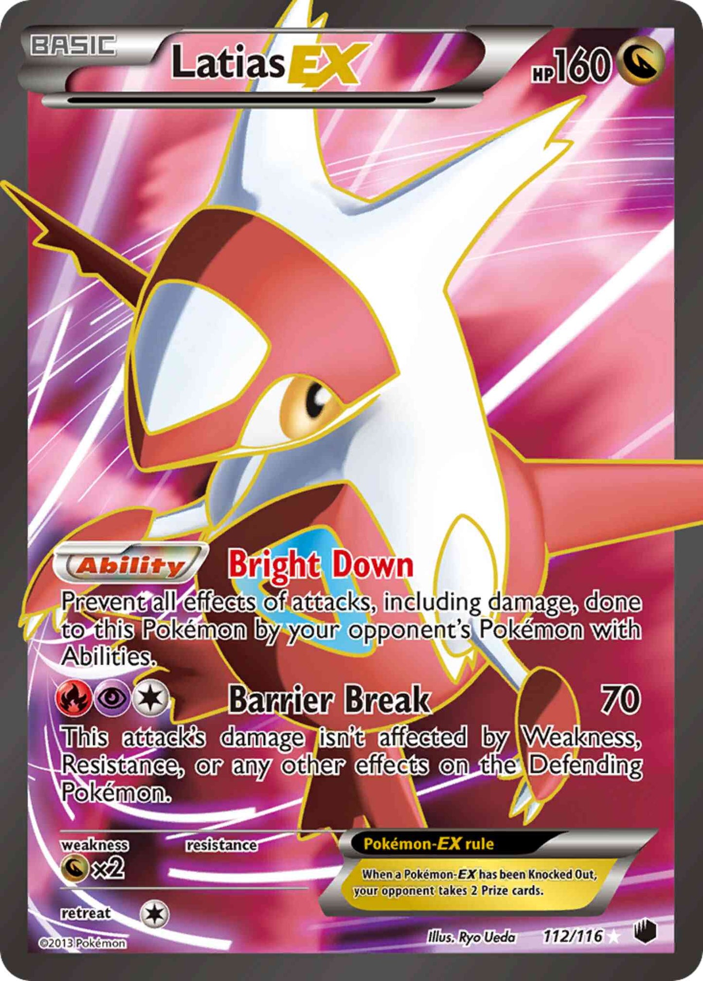 Latias-EX - 112/116 - Rare Ultra [bw9-112] [Ultra]