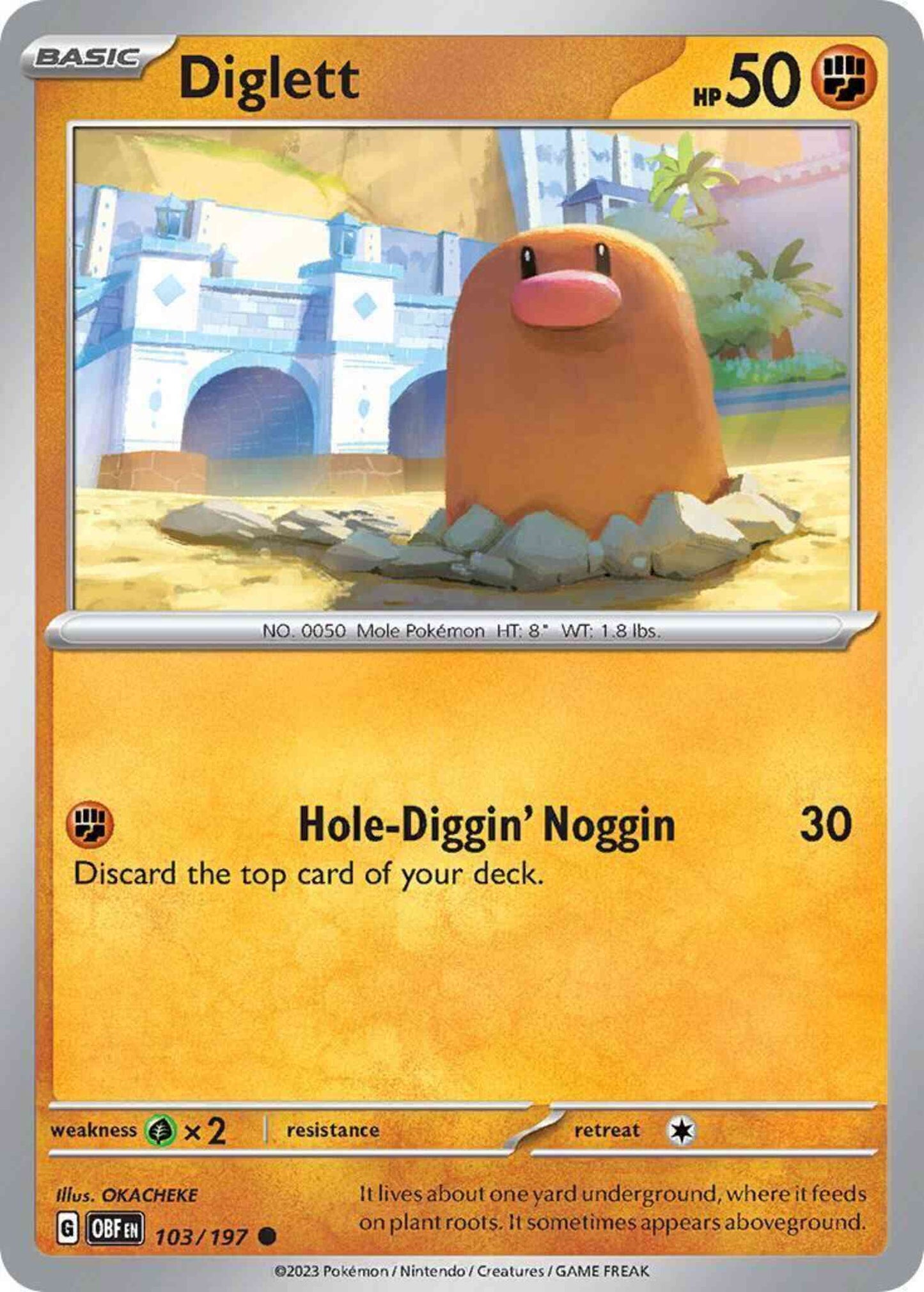 Diglett - 103/197 - Common [sv03-103] [Non-Holo]