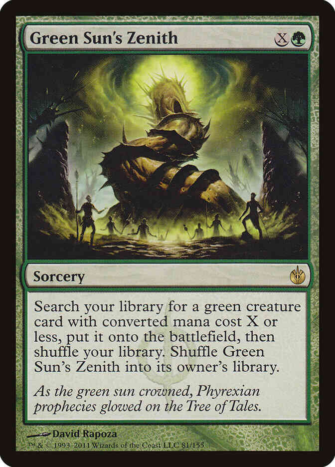 Green Sun's Zenith [81] [Mirrodin Besieged] [Non-Foil]