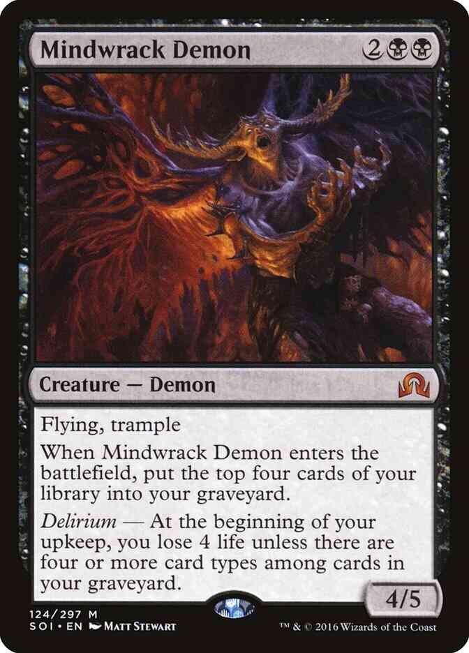 Mindwrack Demon [124] [Shadows over Innistrad] [Non-Foil]