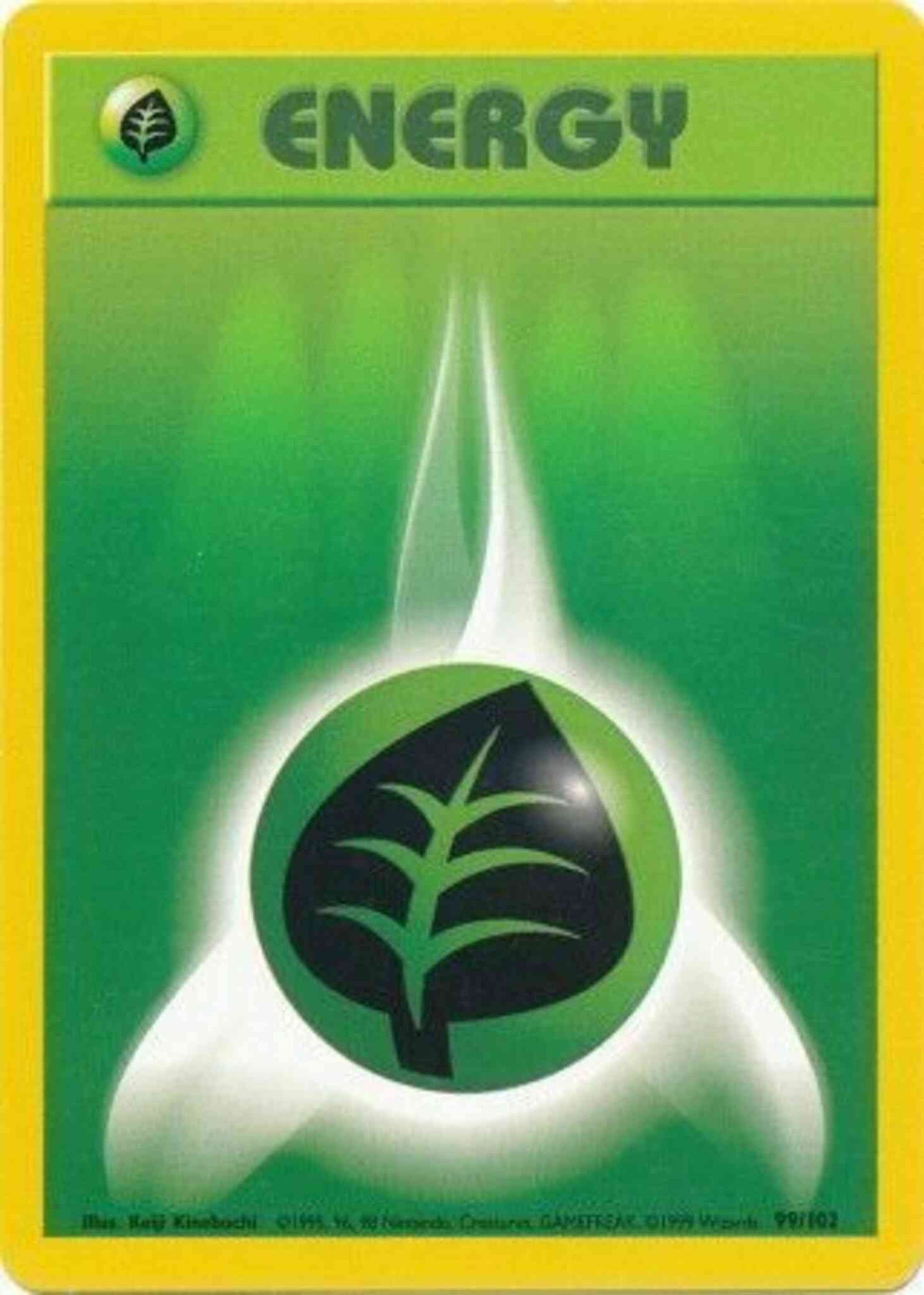 Grass Energy - 99/102 - Common - Shadowless [base1S-99] [Non-Holo]