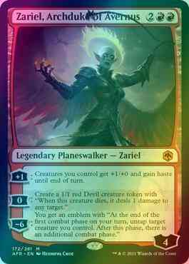 Zariel, Archduke of Avernus [172] [Adventures in the Forgotten Realms] [Foil]