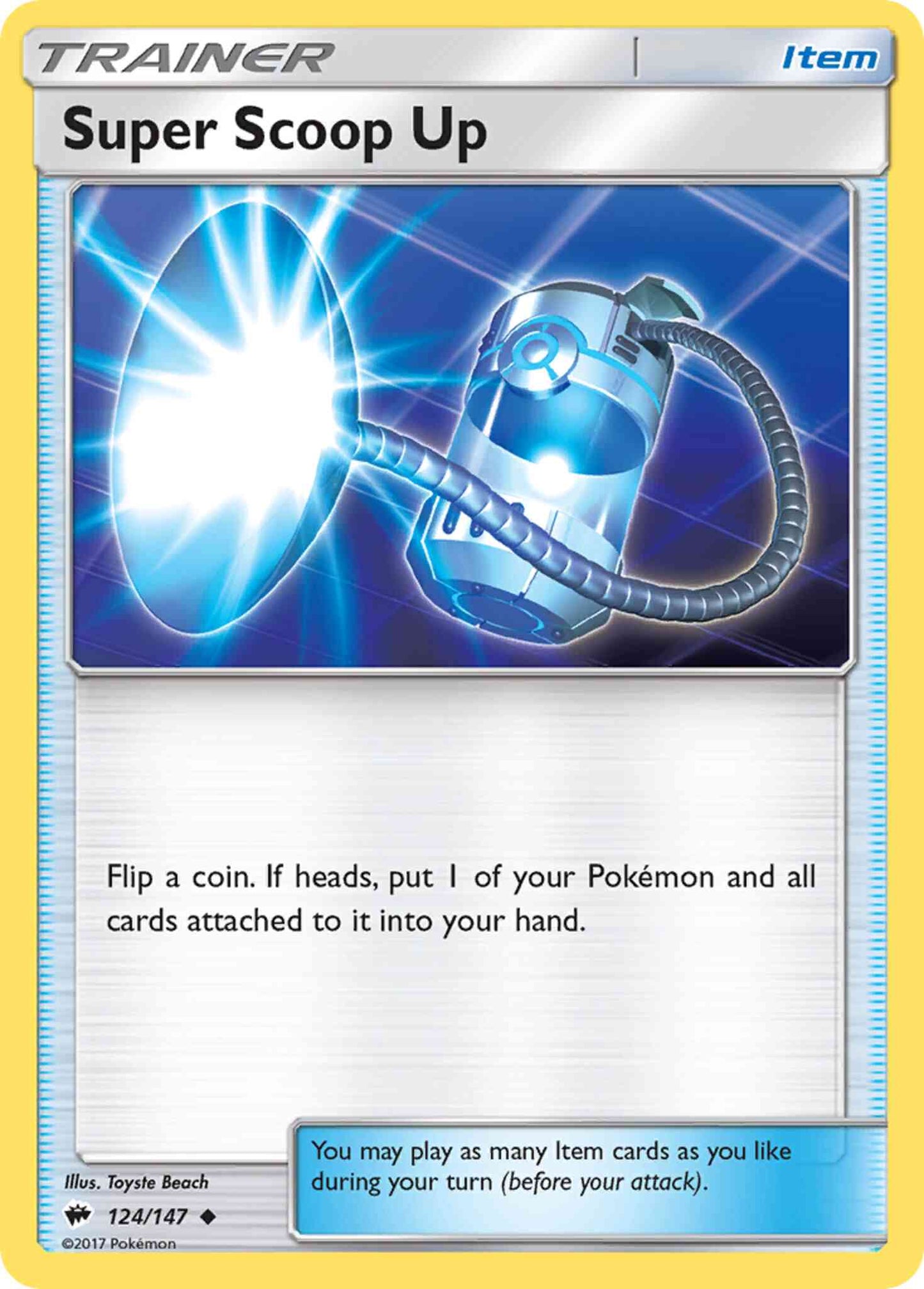 Super Scoop Up - 124/147 - Uncommon [sm3-124] [Non-Holo]