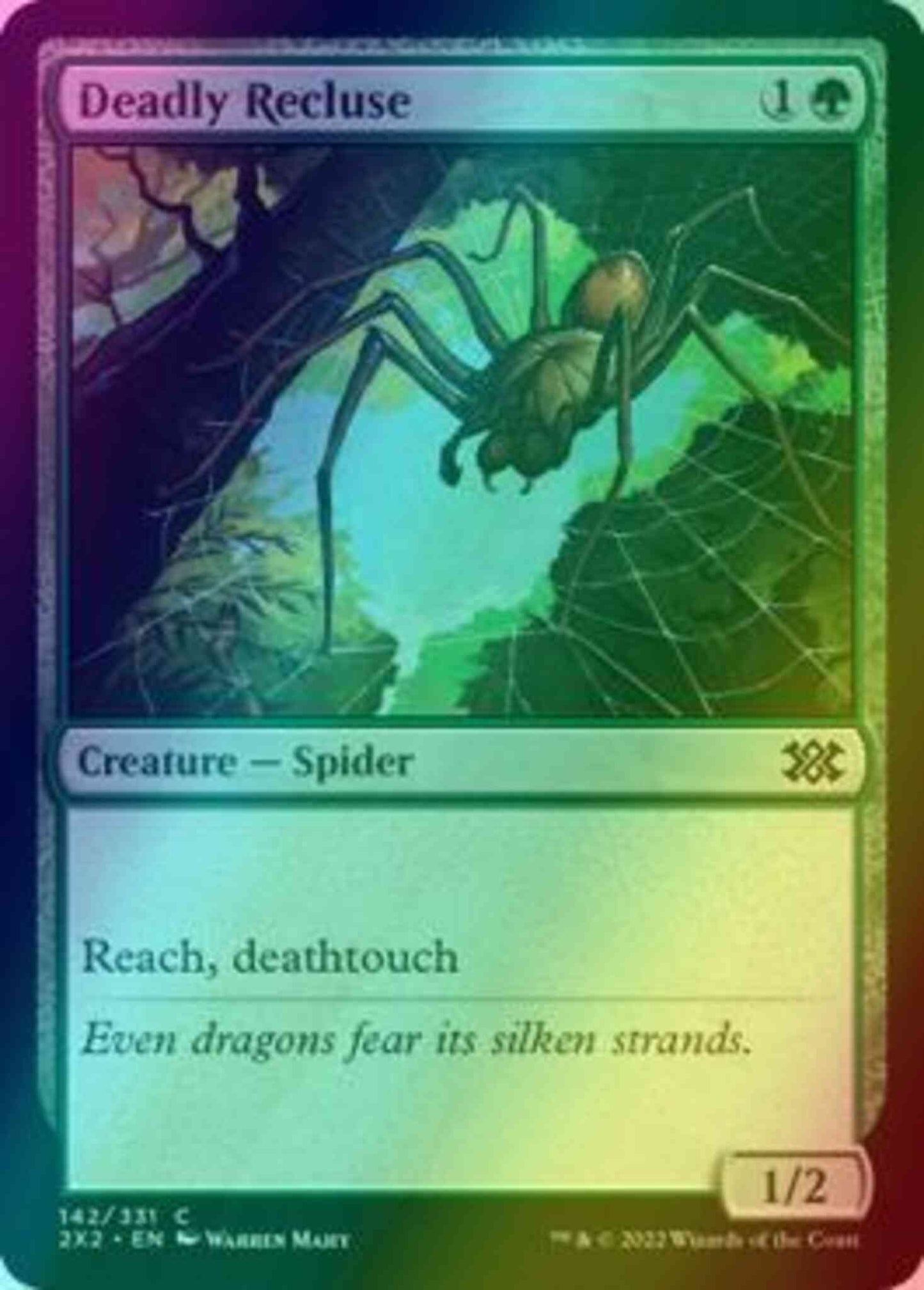 Deadly Recluse [142] [Double Masters 2022] [Foil]