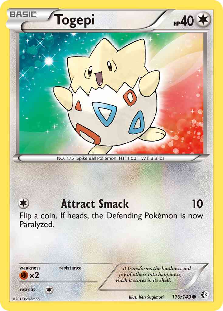 Togepi - 110/149 - Common [bw7-110] [Non-Holo]