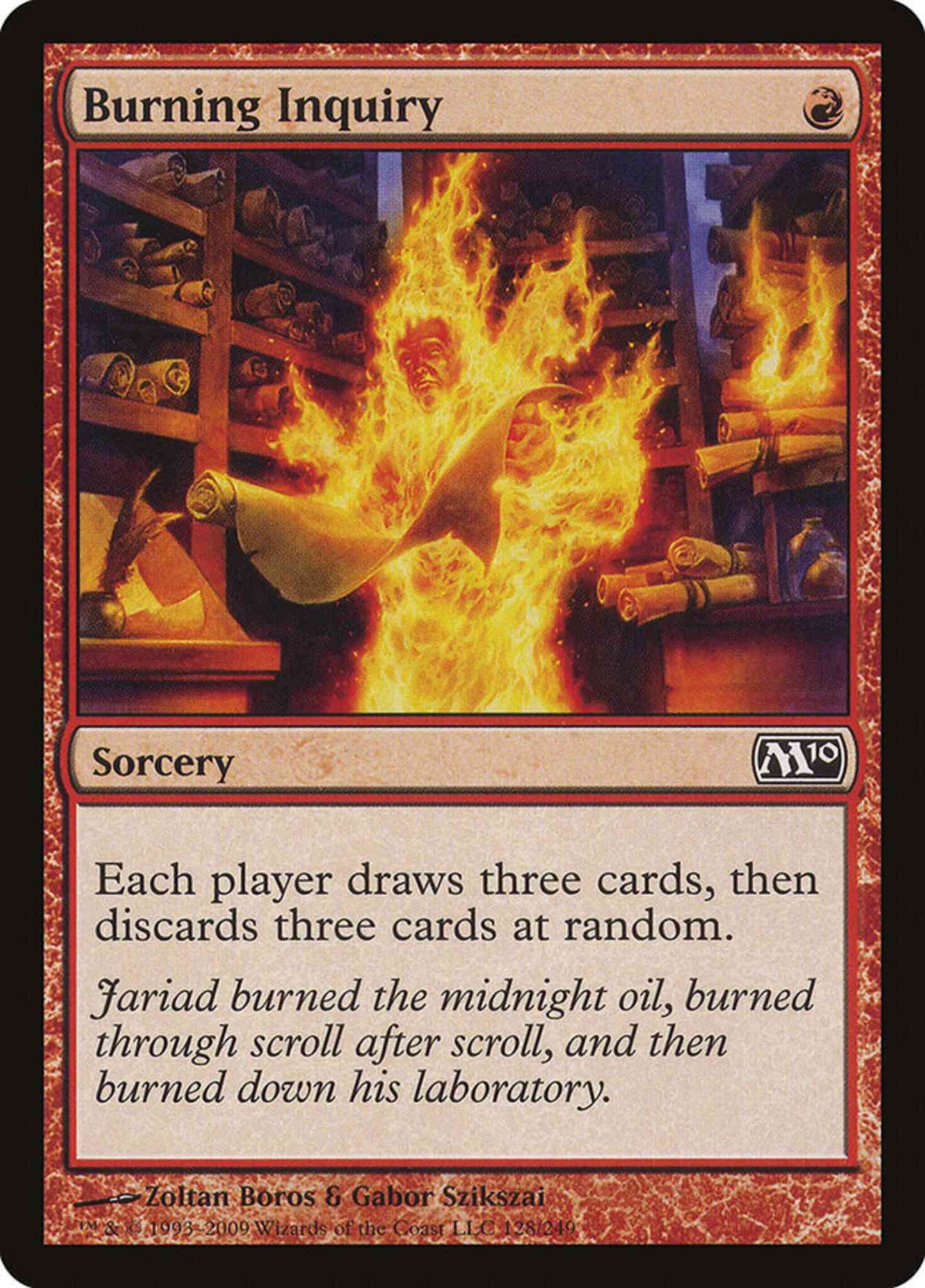 Burning Inquiry [128] [Magic 2010] [Non-Foil]