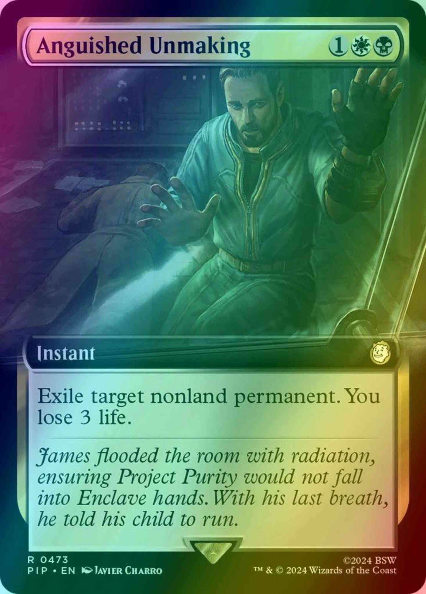 Anguished Unmaking [473] [Extended Art] [Fallout] [Foil]