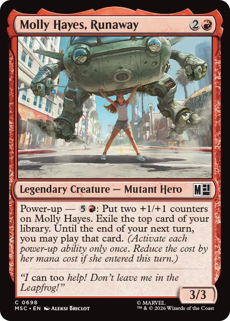 Molly Hayes, Runaway [698] [Jumpstart] [Marvel Super Heroes: Commander] [Non-Foil]