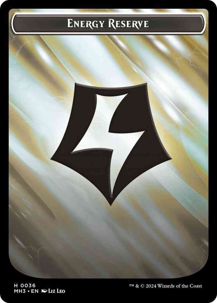 Energy Reserve Token (36) // Zombie Army Token (22) [Modern Horizons 3: Tokens] [Non-Foil]