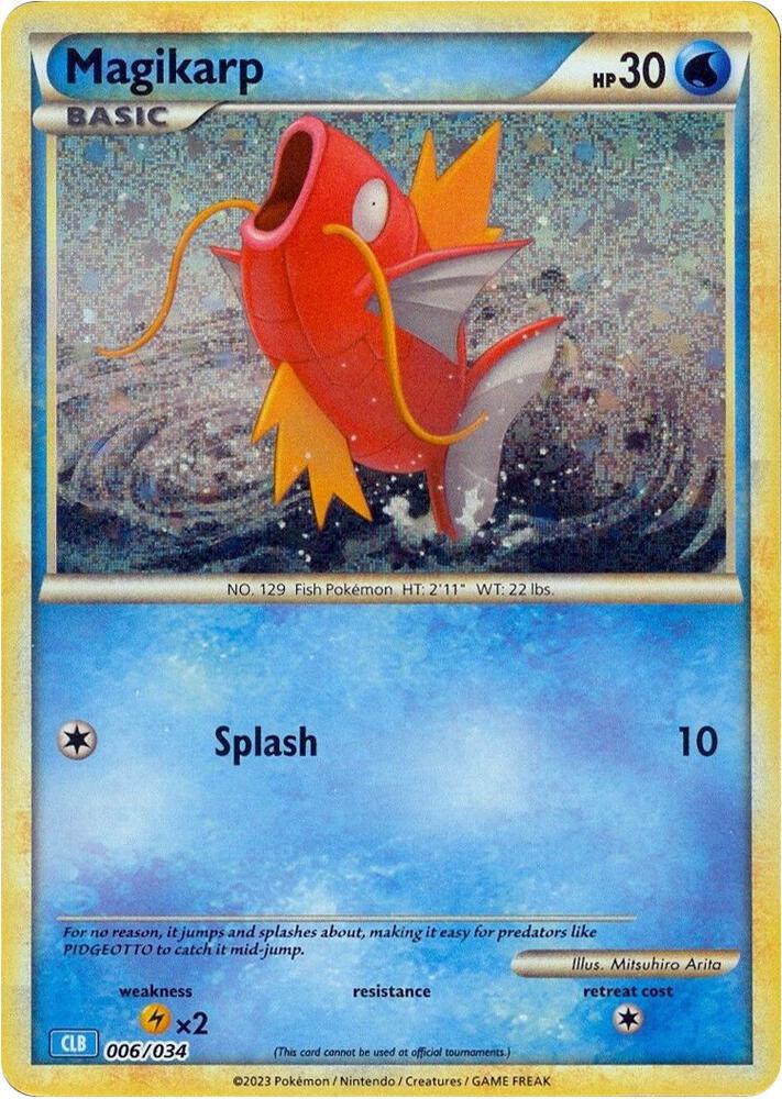 Magikarp - 006/034 - Promo - CLB [tcgc-CLB006] [Holo]