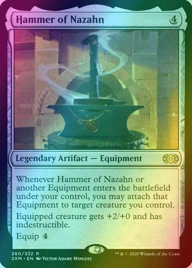 Hammer of Nazahn [260] [Double Masters] [Foil]