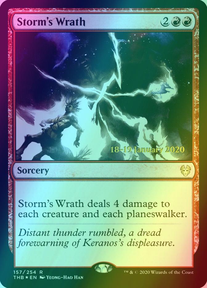 Storm's Wrath [157s] [Theros Beyond Death Promos] [Foil]