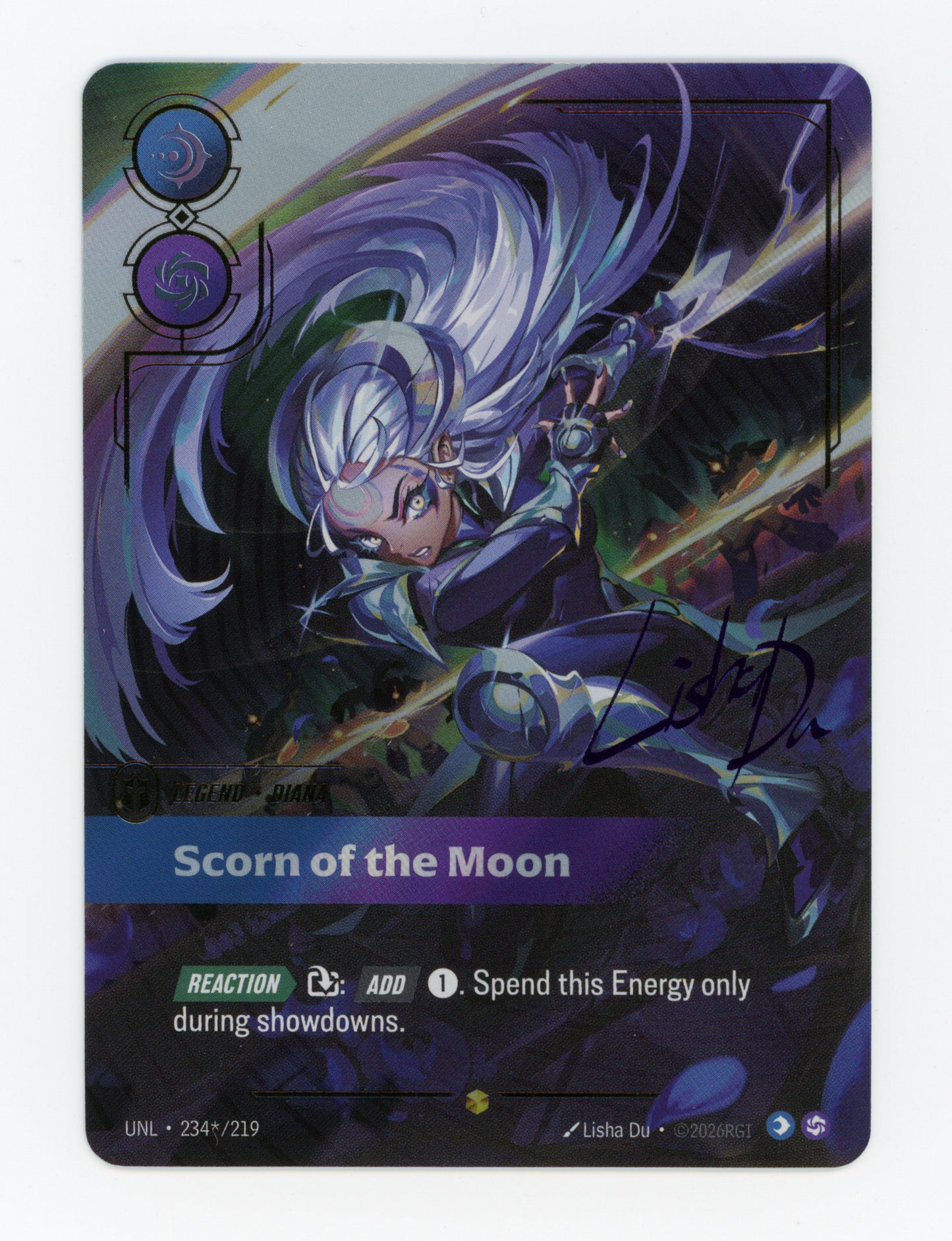 Scorn of the Moon (Diana) — Signature|Foil — ID 19229