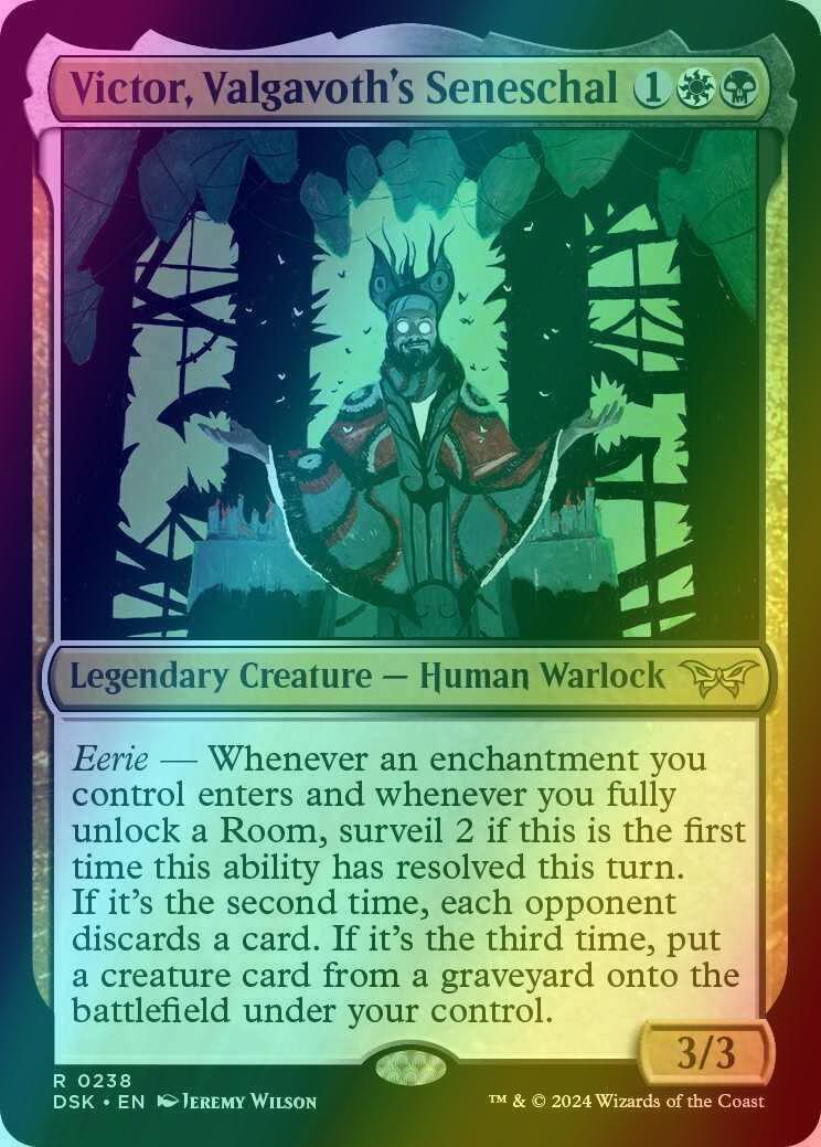 Victor, Valgavoth's Seneschal [238] [Duskmourn: House of Horror] [Foil]
