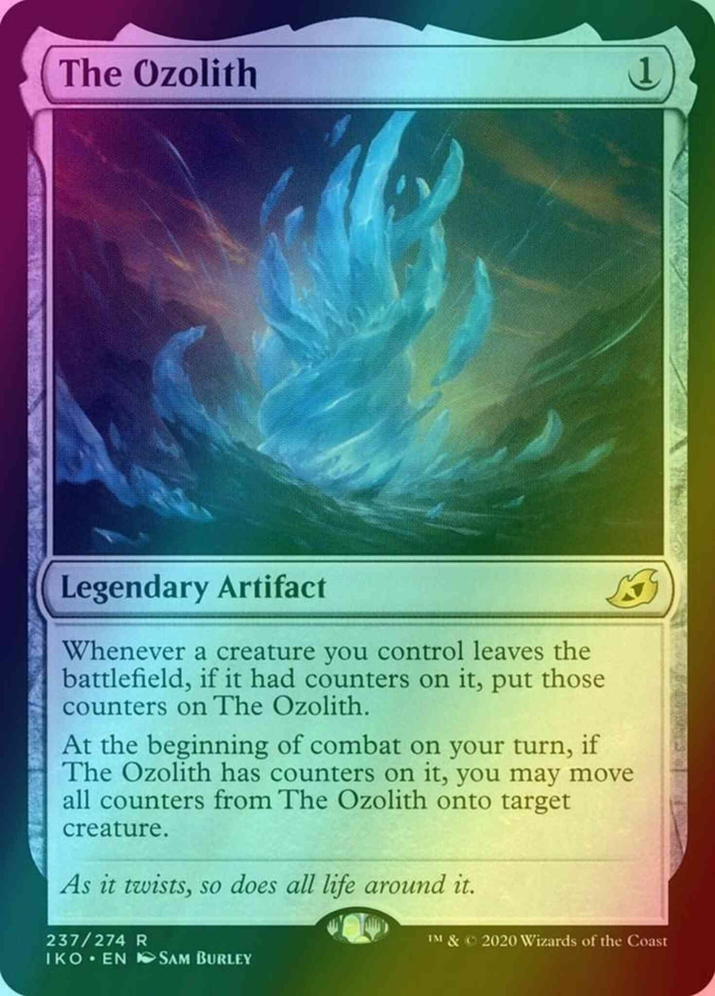 mtg cards like the ozolith At the beginning of combat on your turn The Ozolith || Card of