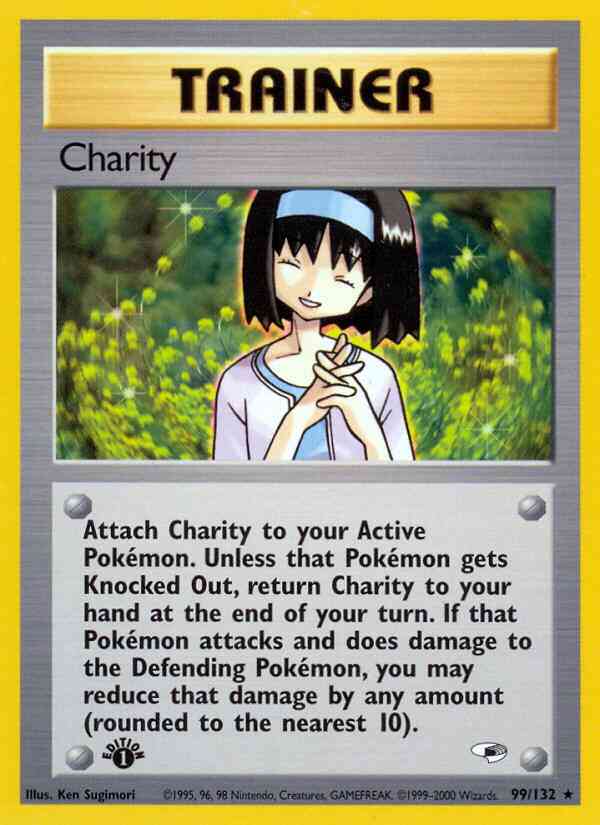 Charity - 99/132 - Rare - 1st Edition [gym1-99] [Non-Holo]