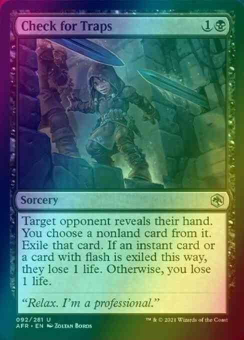 Check for Traps [92] [Adventures In The Forgotten Realms] [Foil]