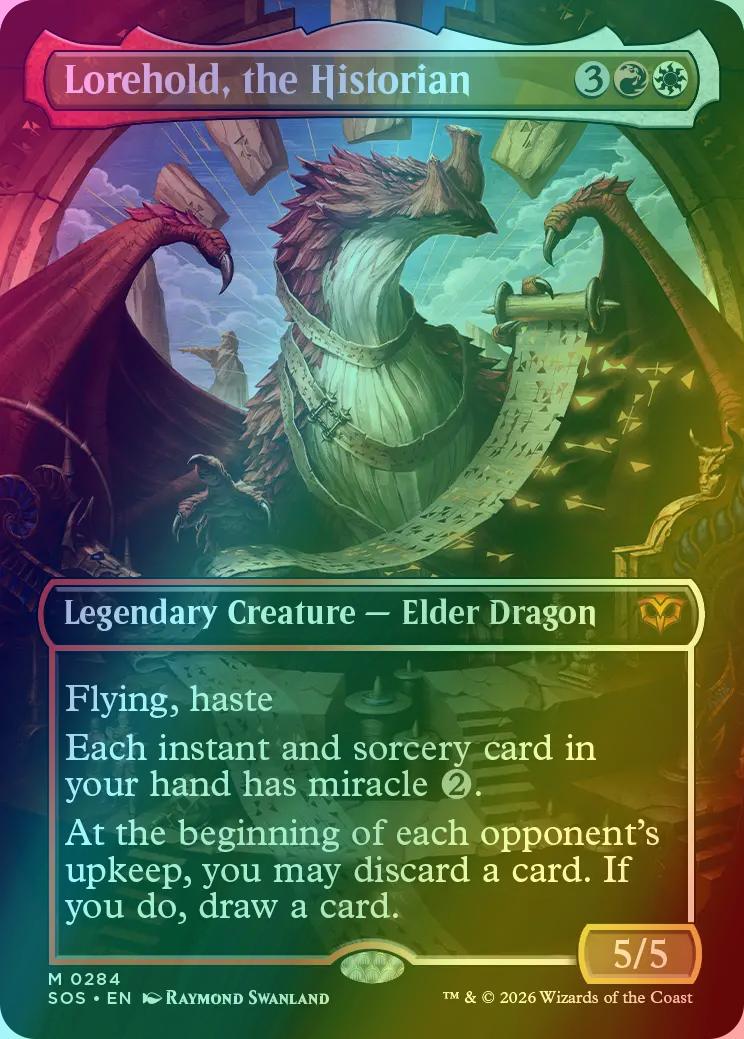 Lorehold, the Historian [284] [Borderless] [Secrets of Strixhaven] [Foil]
