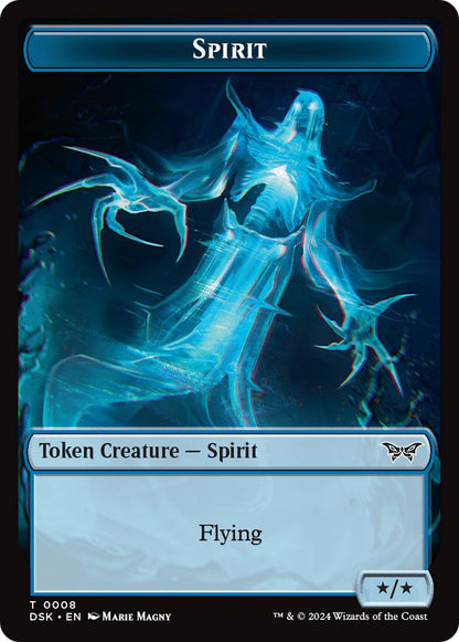 Gremlin Token (11) // Spirit Token (08) [Duskmourn: House of Horror: Tokens] [Foil]