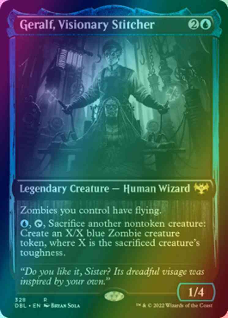 Geralf, Visionary Stitcher [328] [Innistrad: Double Feature] [Foil]