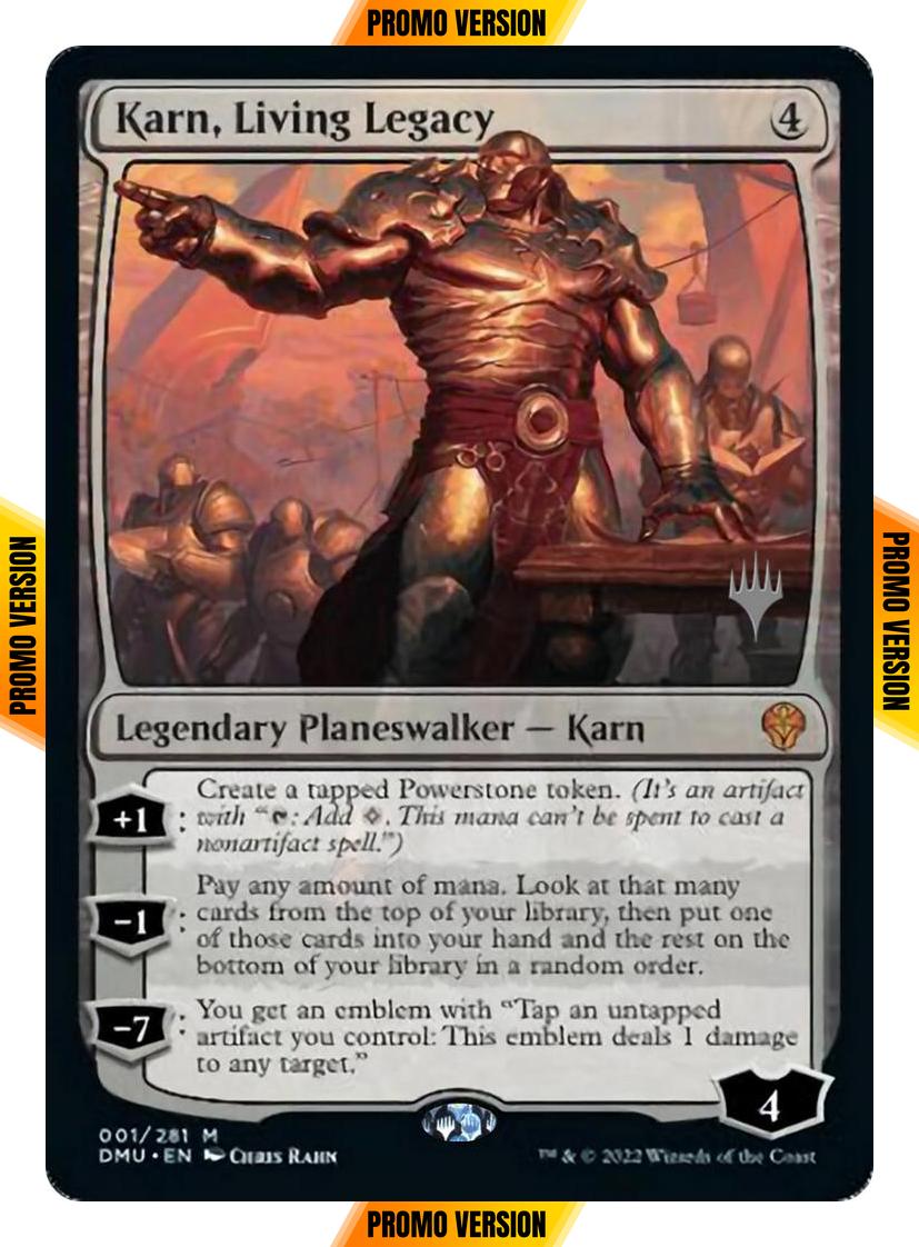 Karn, Living Legacy [1p] [Promo Pack] [Dominaria United: Promos] [Non-Foil]