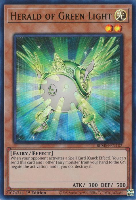 Herald of Green Light - BLMM-EN102 - Ultra Rare - 1st Edition