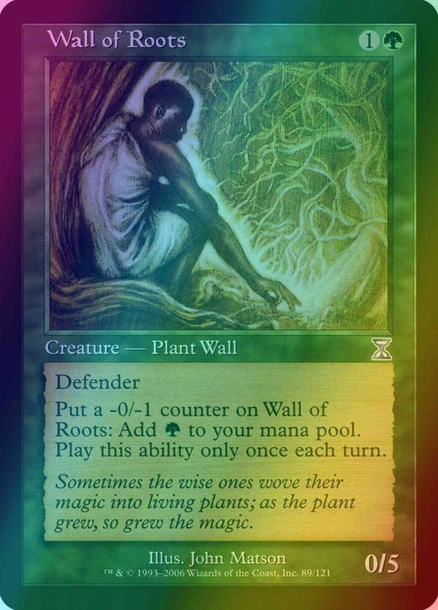 Wall of Roots [89] [Time Spiral Timeshifted] [Foil]