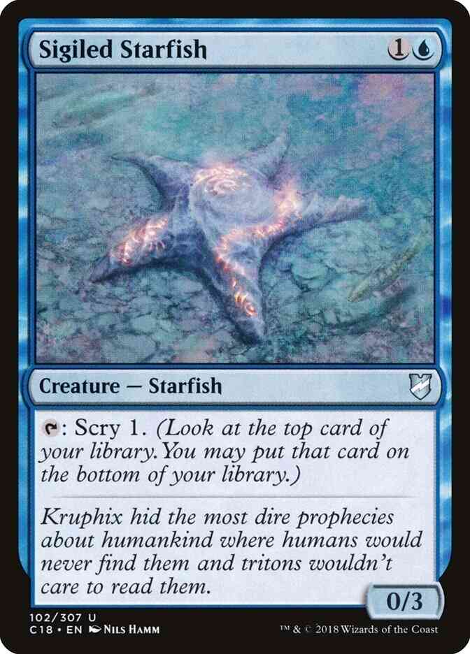 Sigiled Starfish [102] [Commander 2018] [Non-Foil]